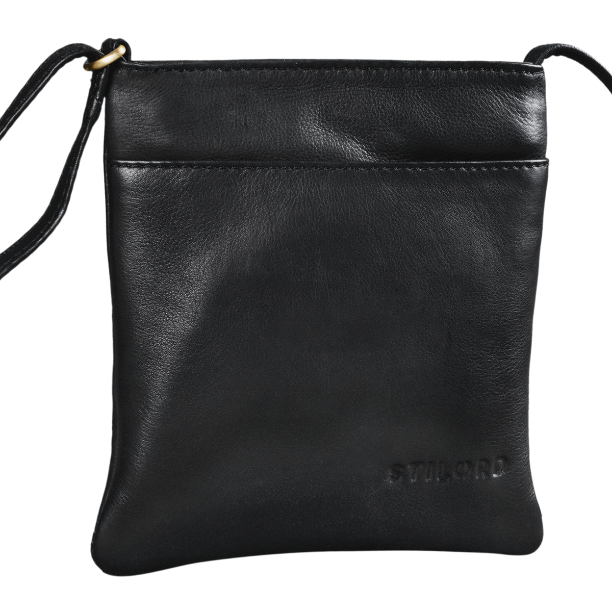 Ledertasche für Männer Vintage schwarz
