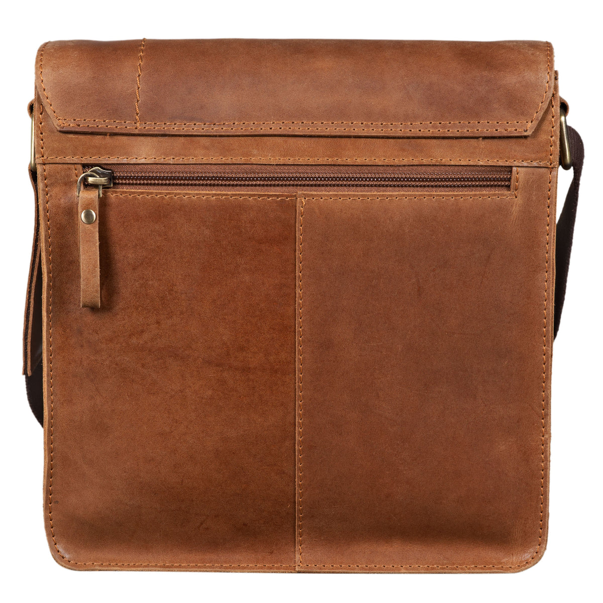 Vintage Umhängetasche Messenger Bag Herren braun