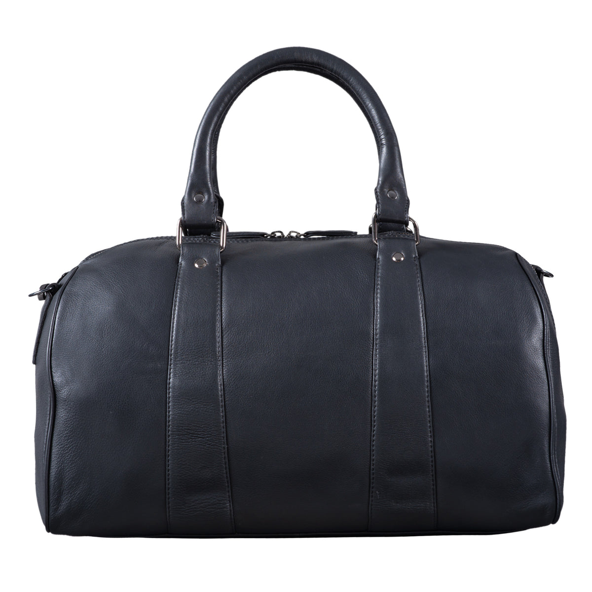Reisetasche Leder schwarz