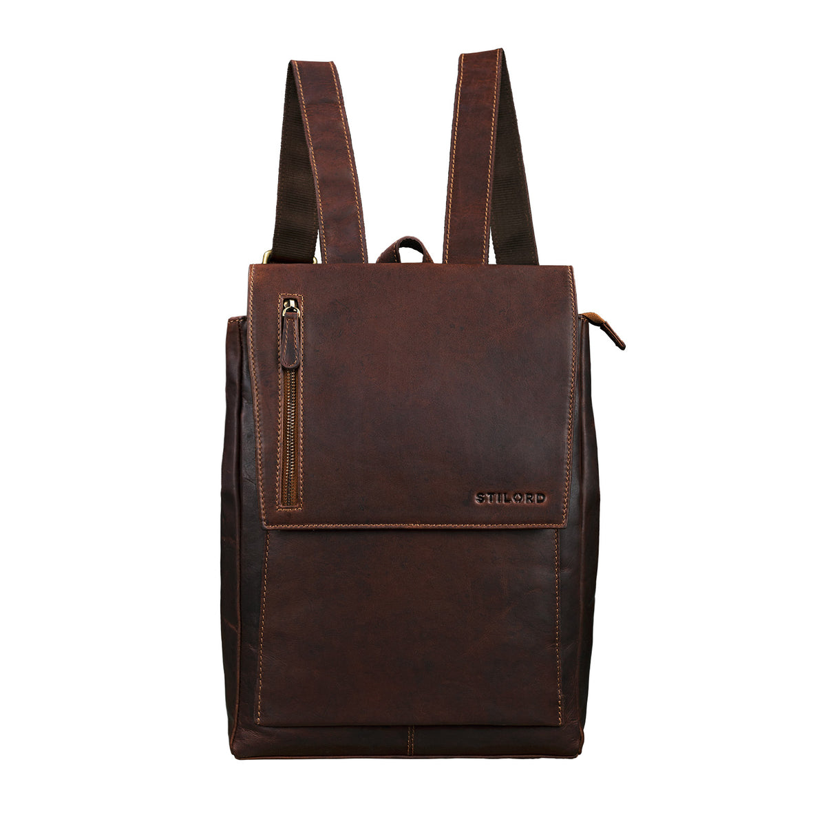 Großer Daypack Männer dunkel braun