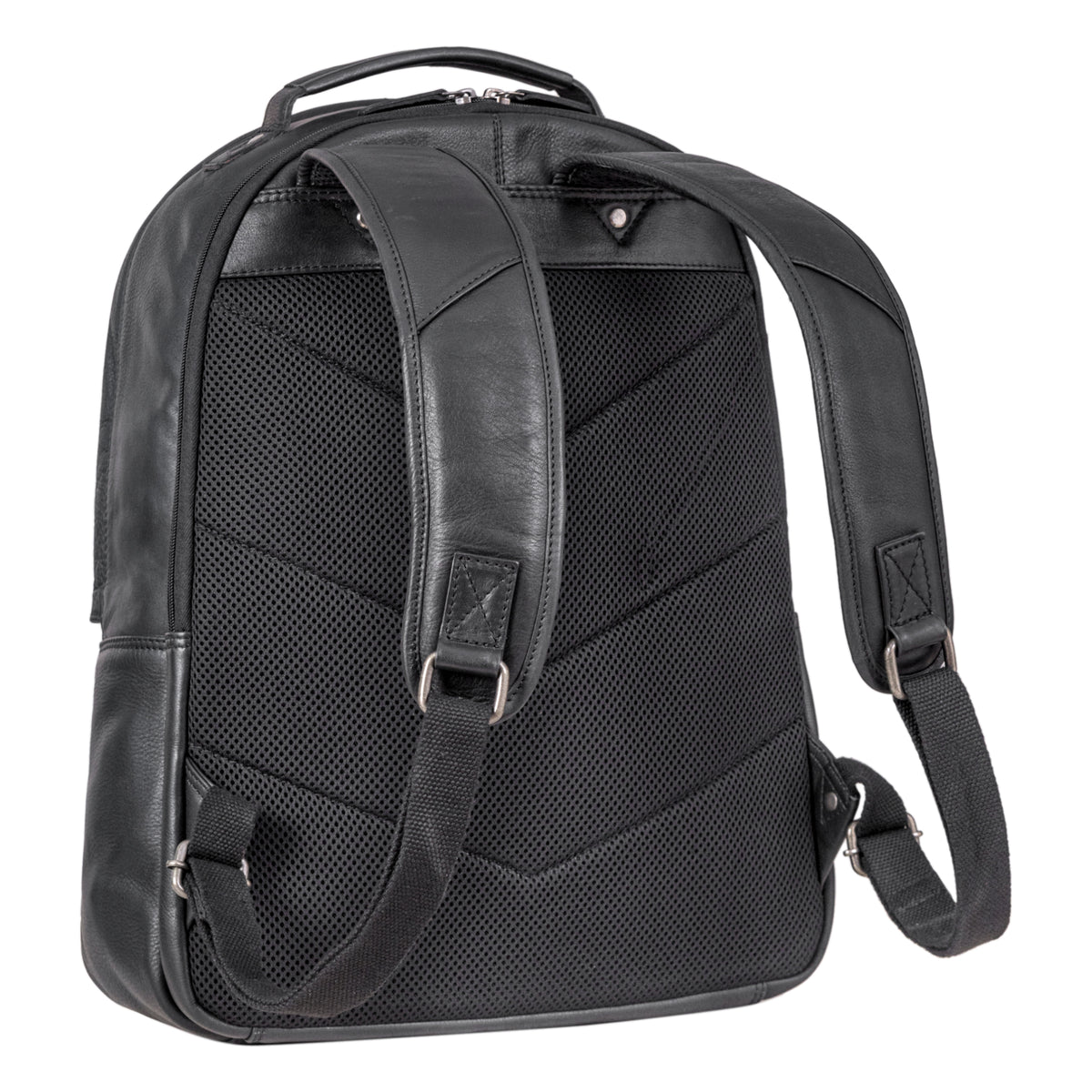 Uni Rucksack Leder schwarz