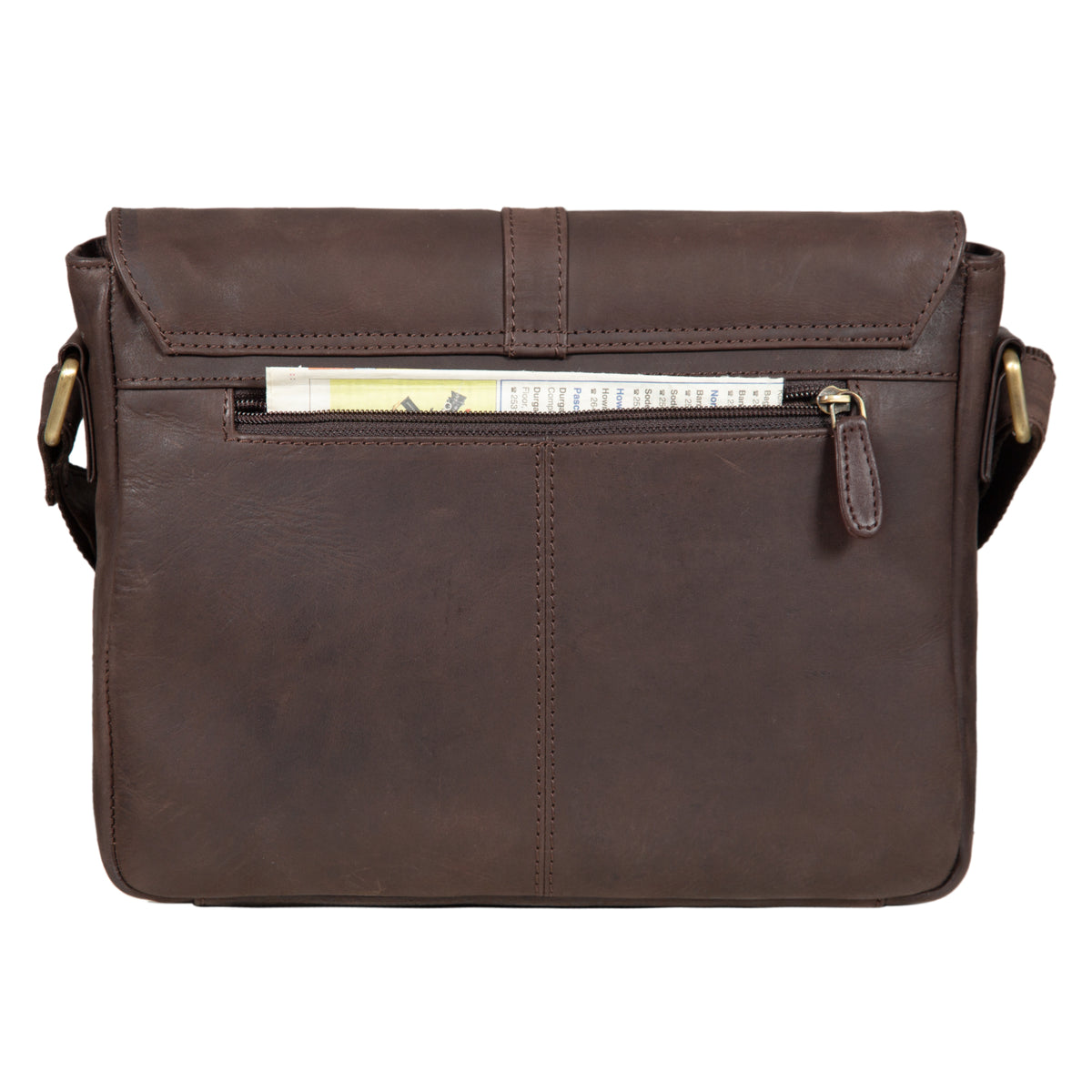 Ledertasche zum Umhängen braun