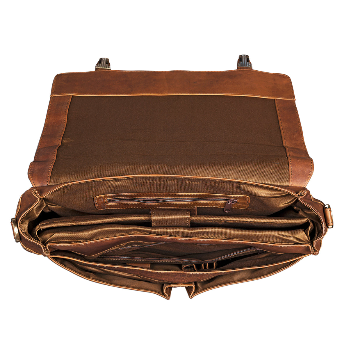 Ledertasche Umhängetasche Vintage braun