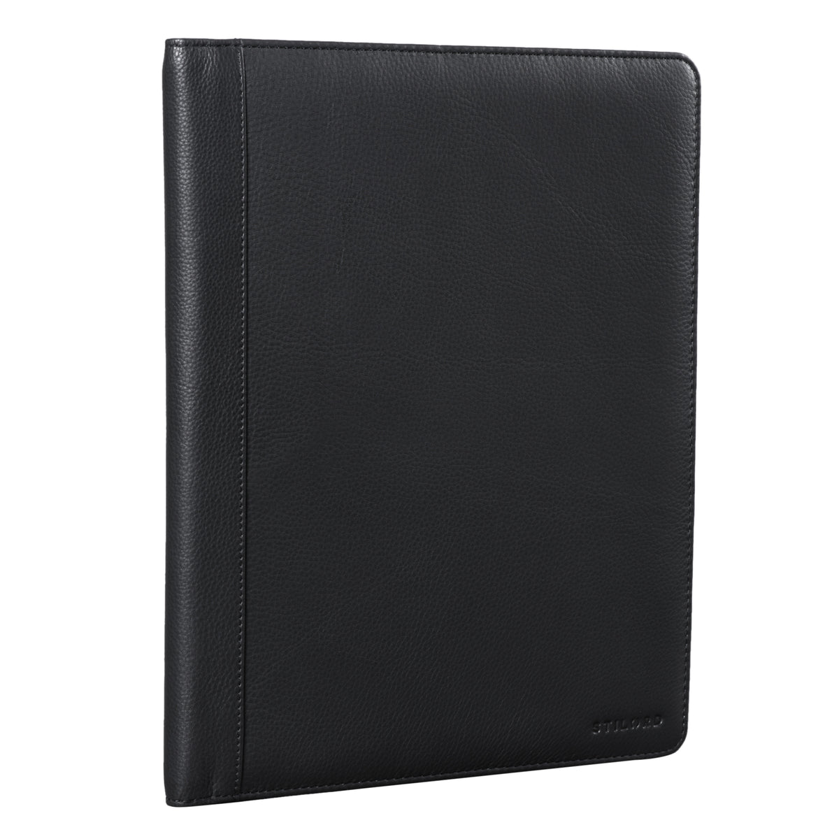 Schwarze Herren Ledermappe Business