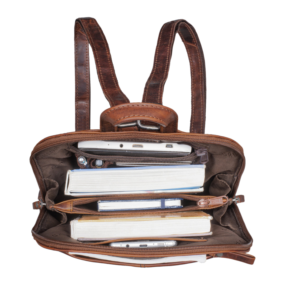 City Backpack modern Leder