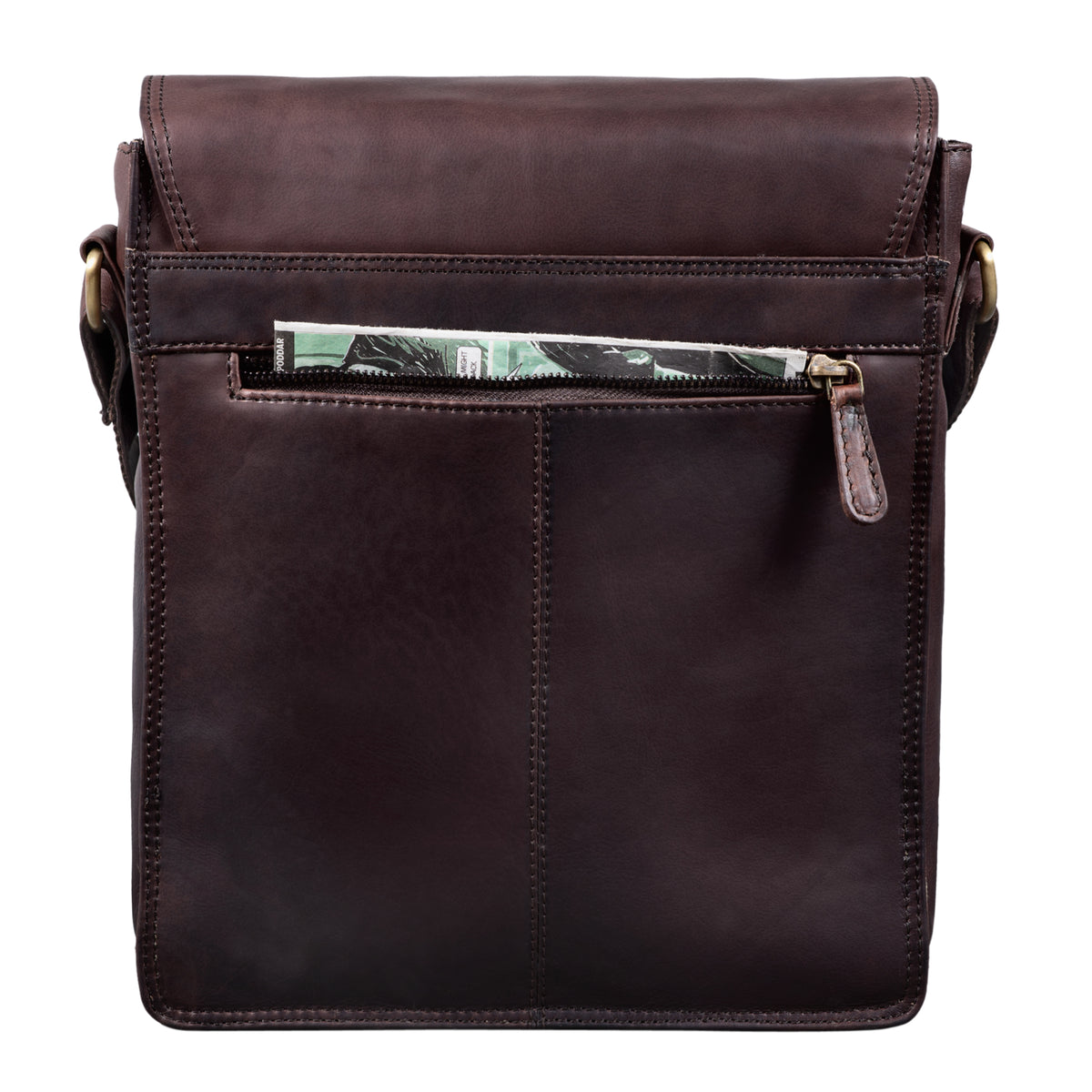 kleine ledertasche herren braun