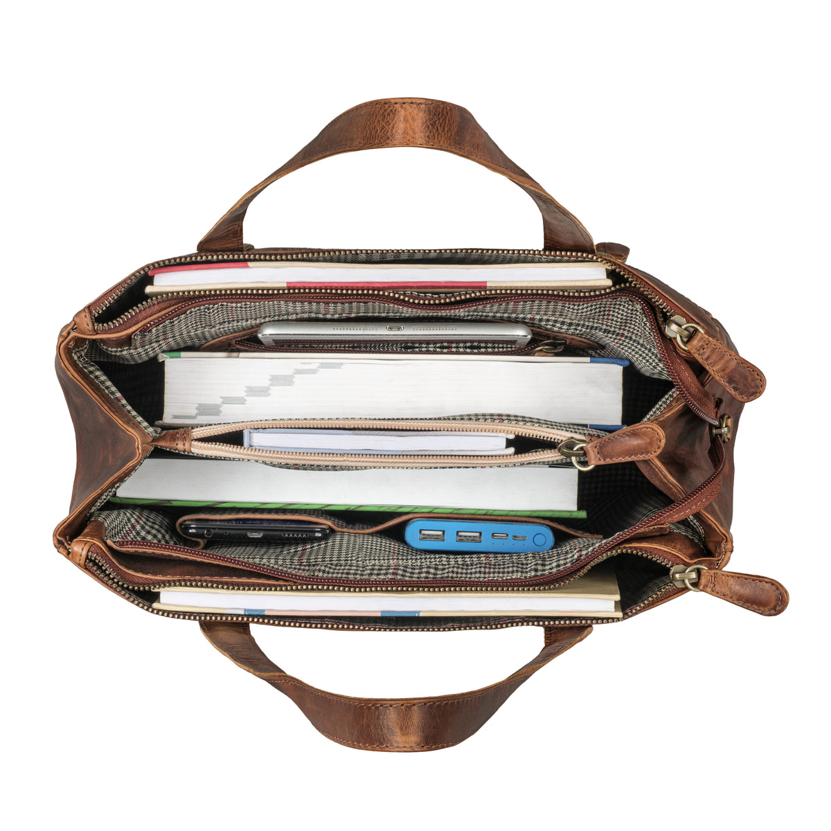 Damen Ledertasche in mittelgroß