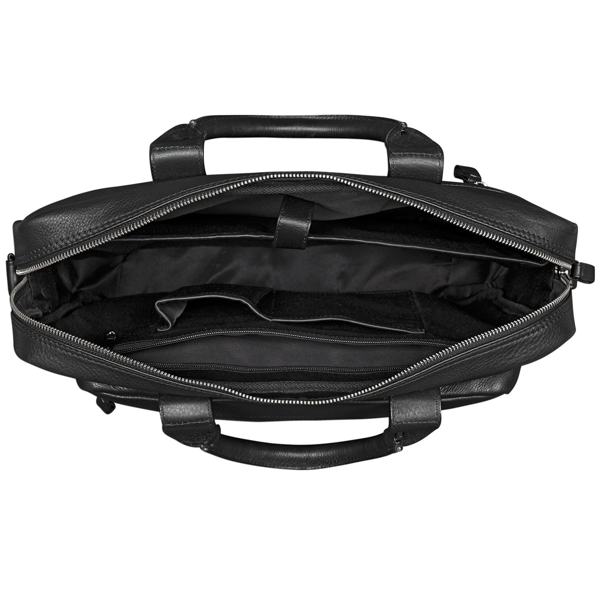 Ledertasche Schwarz