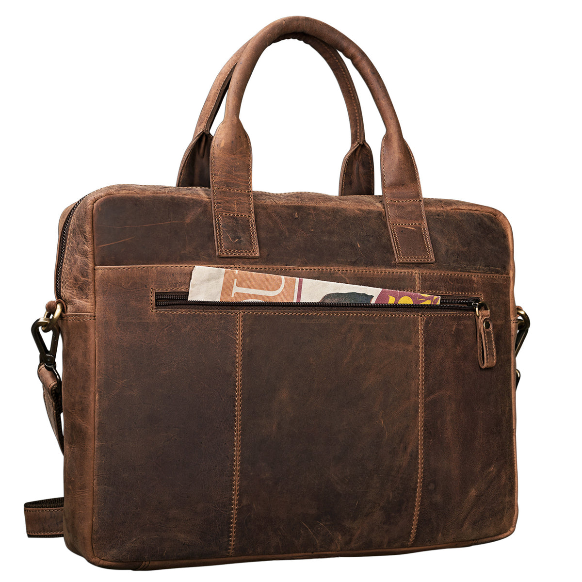 VIntage Leder Business Umhängetasche