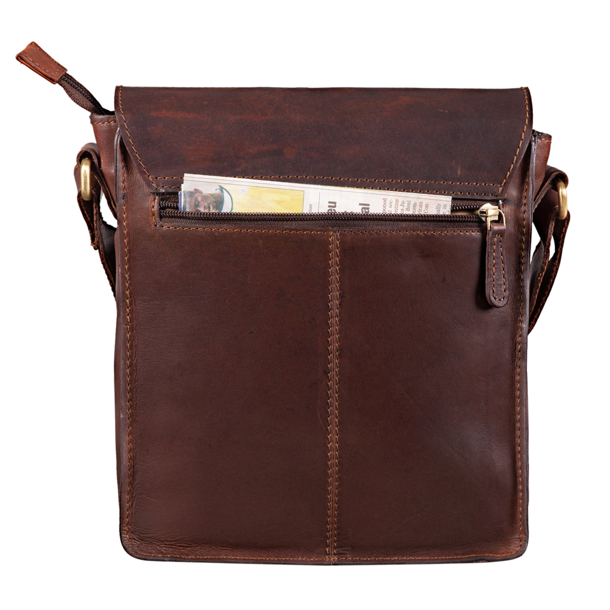 Ledertasche Schultertasche Männer Vintage braun