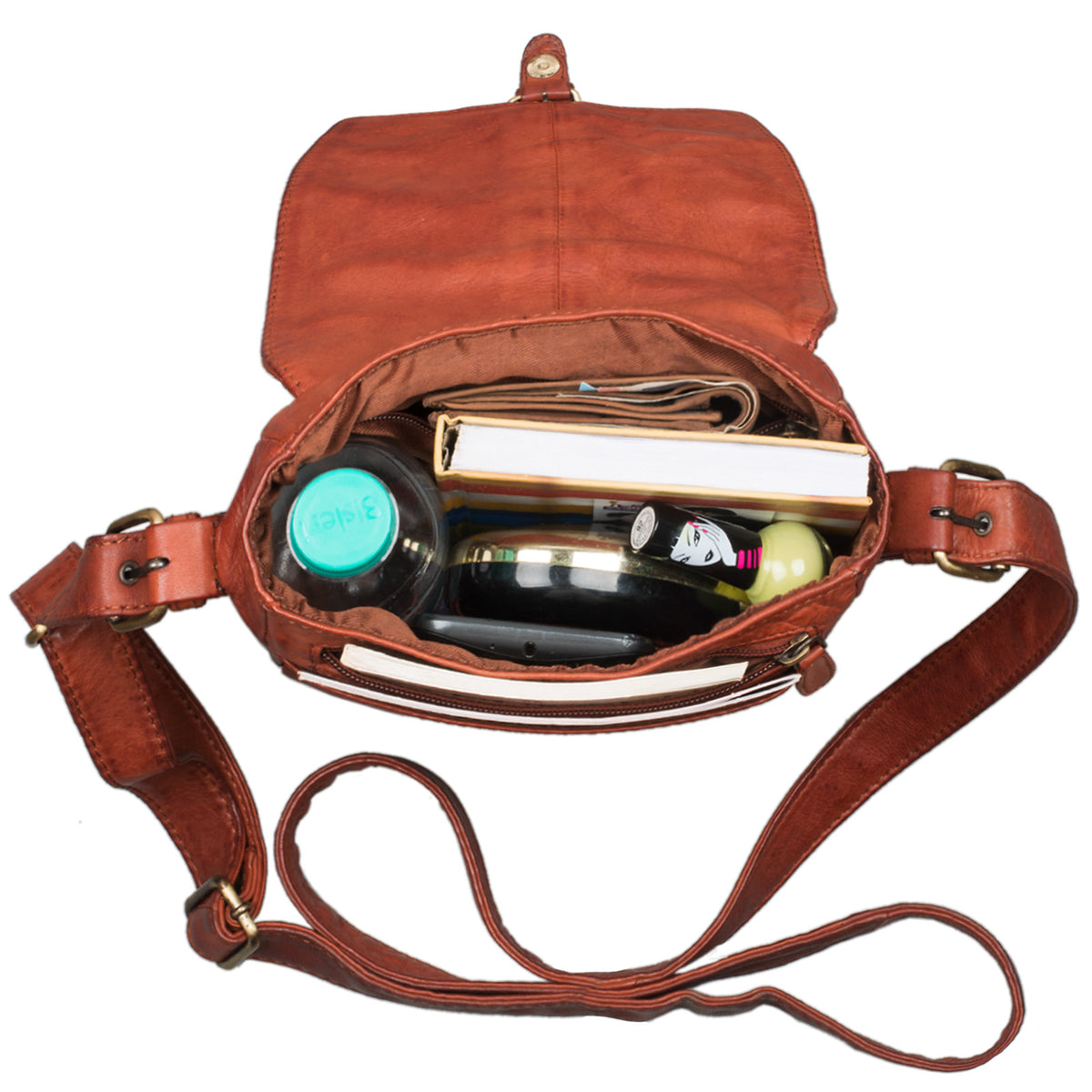 Crossover Leder Tasche klein