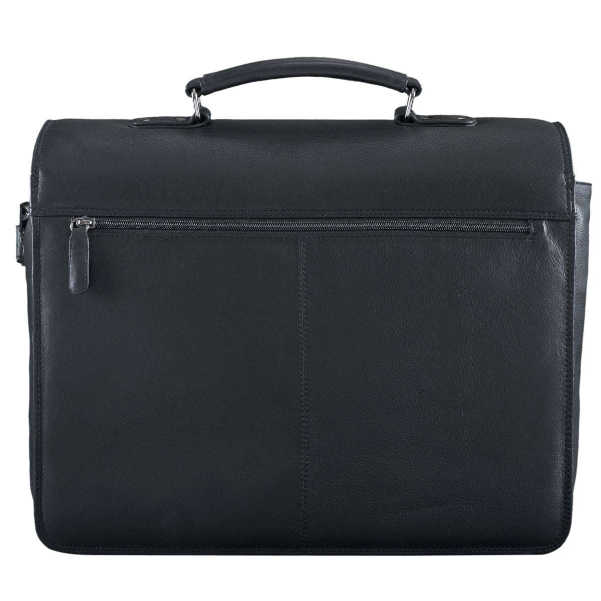 Herren Lehrertasche Leder schwarz
