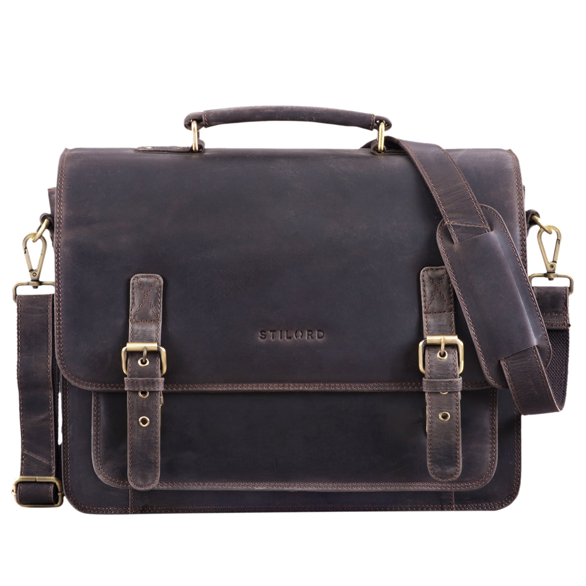 Lehrertasche Herren Leder braun