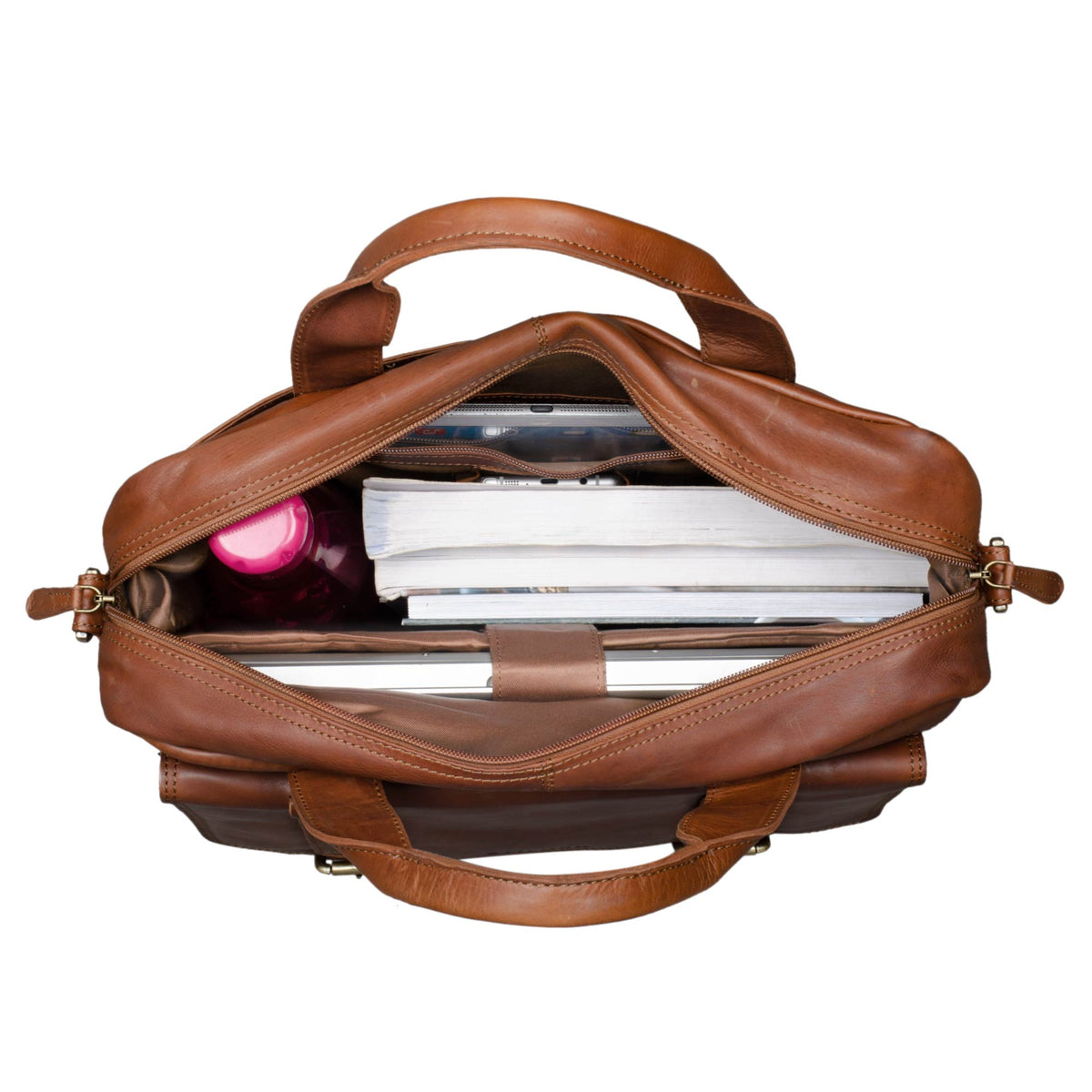 Retro Lehrertasche mit Laptopfach