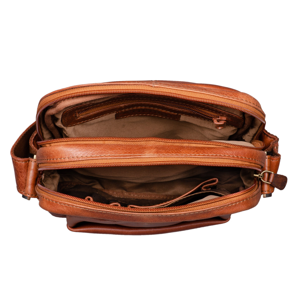Echtleder Messenger Bag Hochformat
