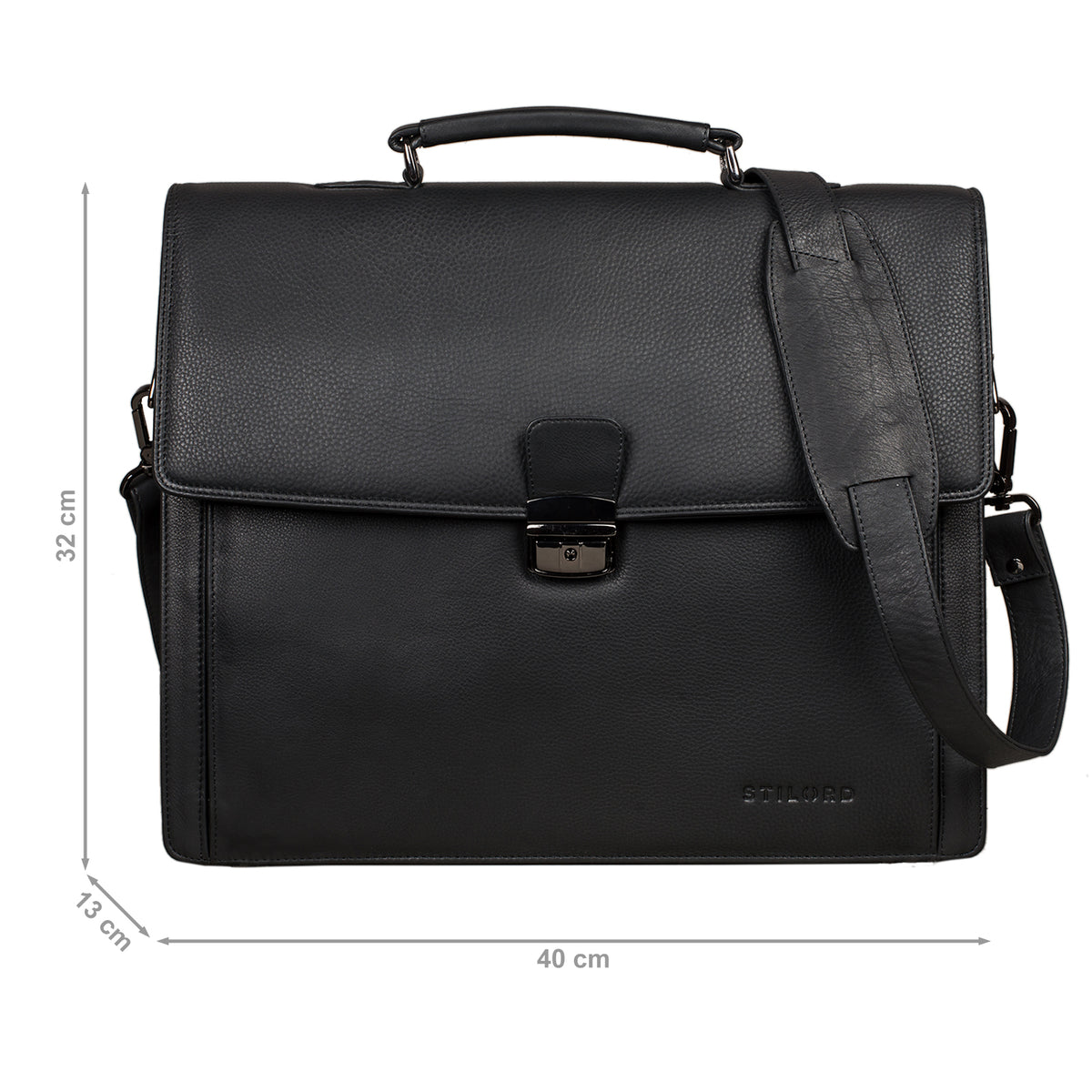 Große Messenger Bag echtes Büffel-Leder