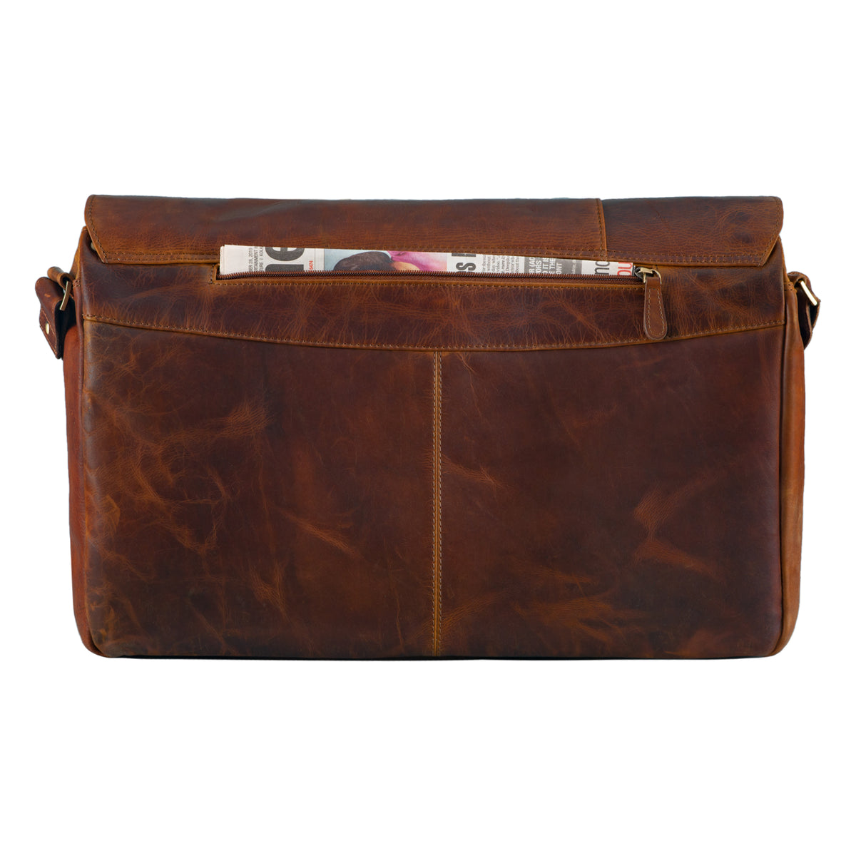 Riesige Ledertasche zum Umhängen