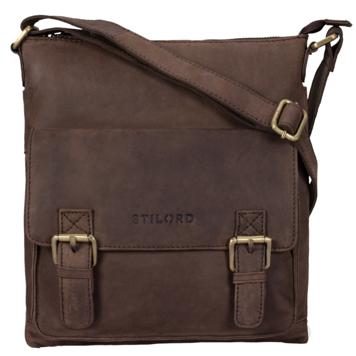 Messenger Bag Herren echtes Leder