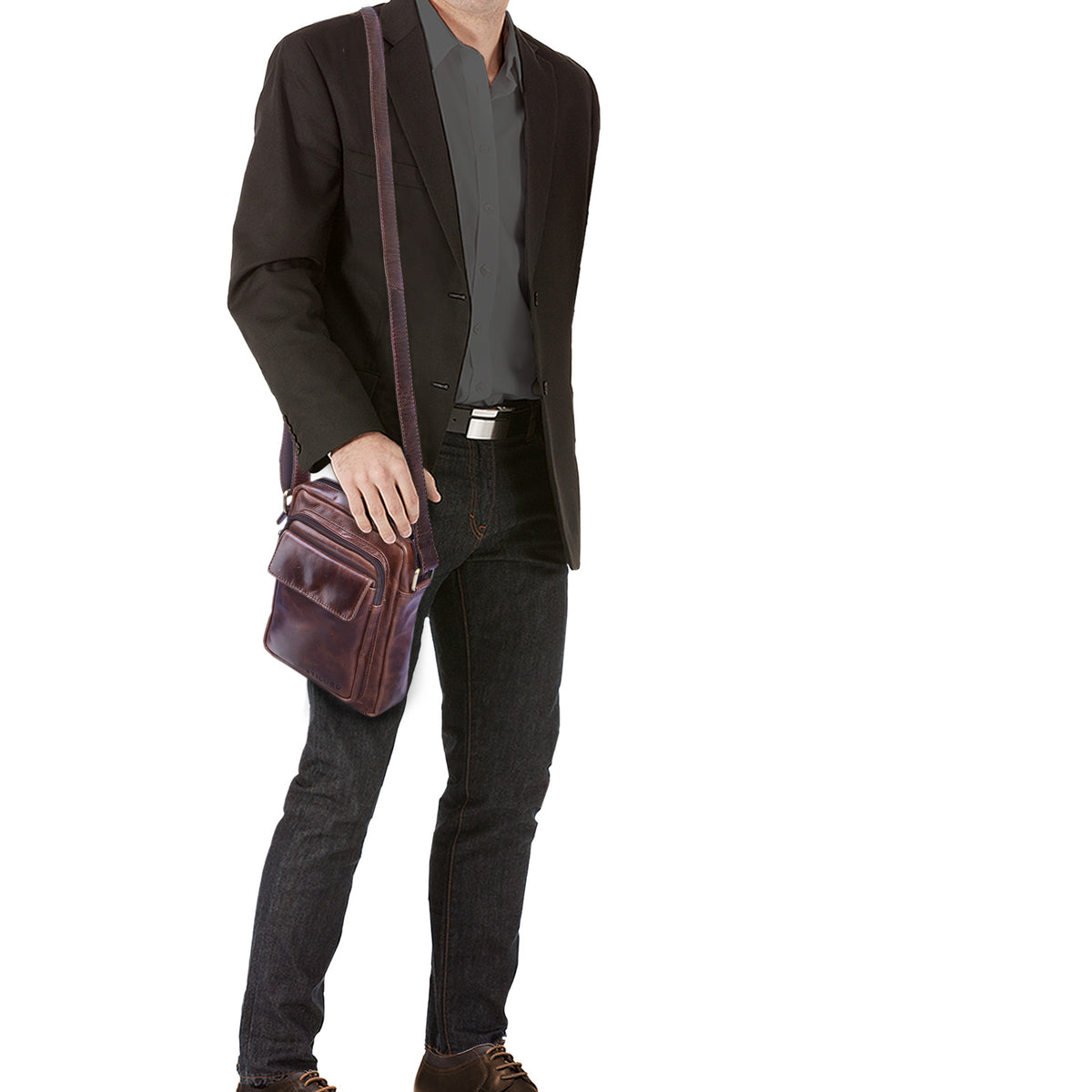 Messenger Bag Leder braun