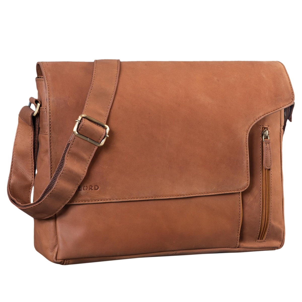 Leder Messenger Bag Laptoptasche Vintage