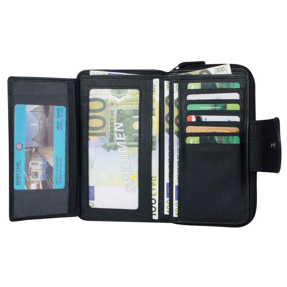 Portemonnaie Damen Vintage Leder