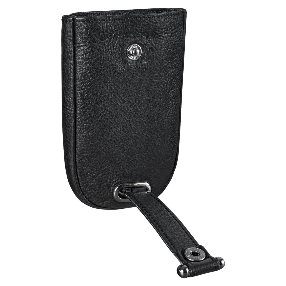Mini Portemonnaie Leder schwarz