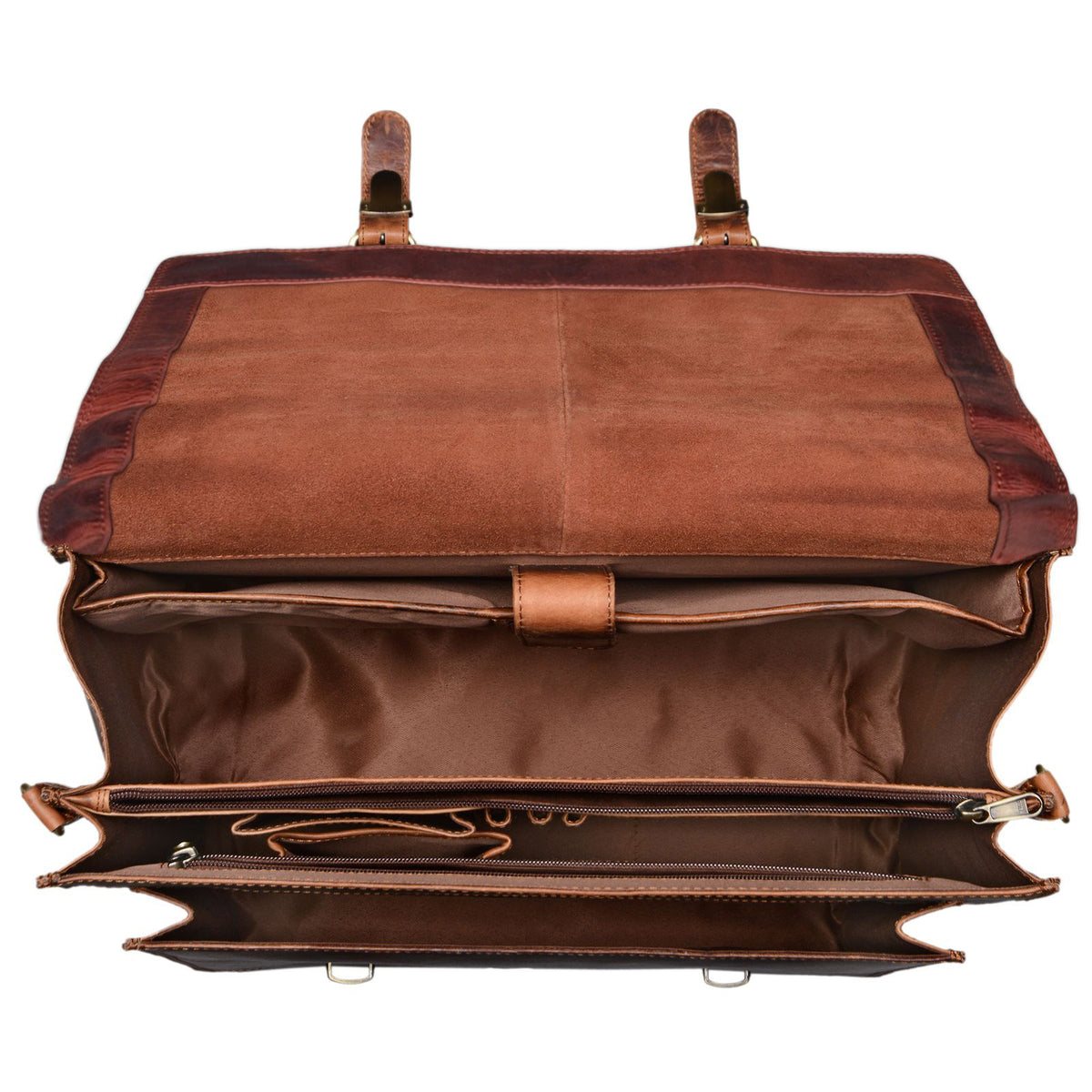 XL Schultertasche Vintage Leder