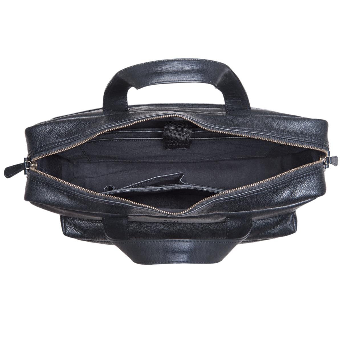 Leder Schultertasche Vintage XL