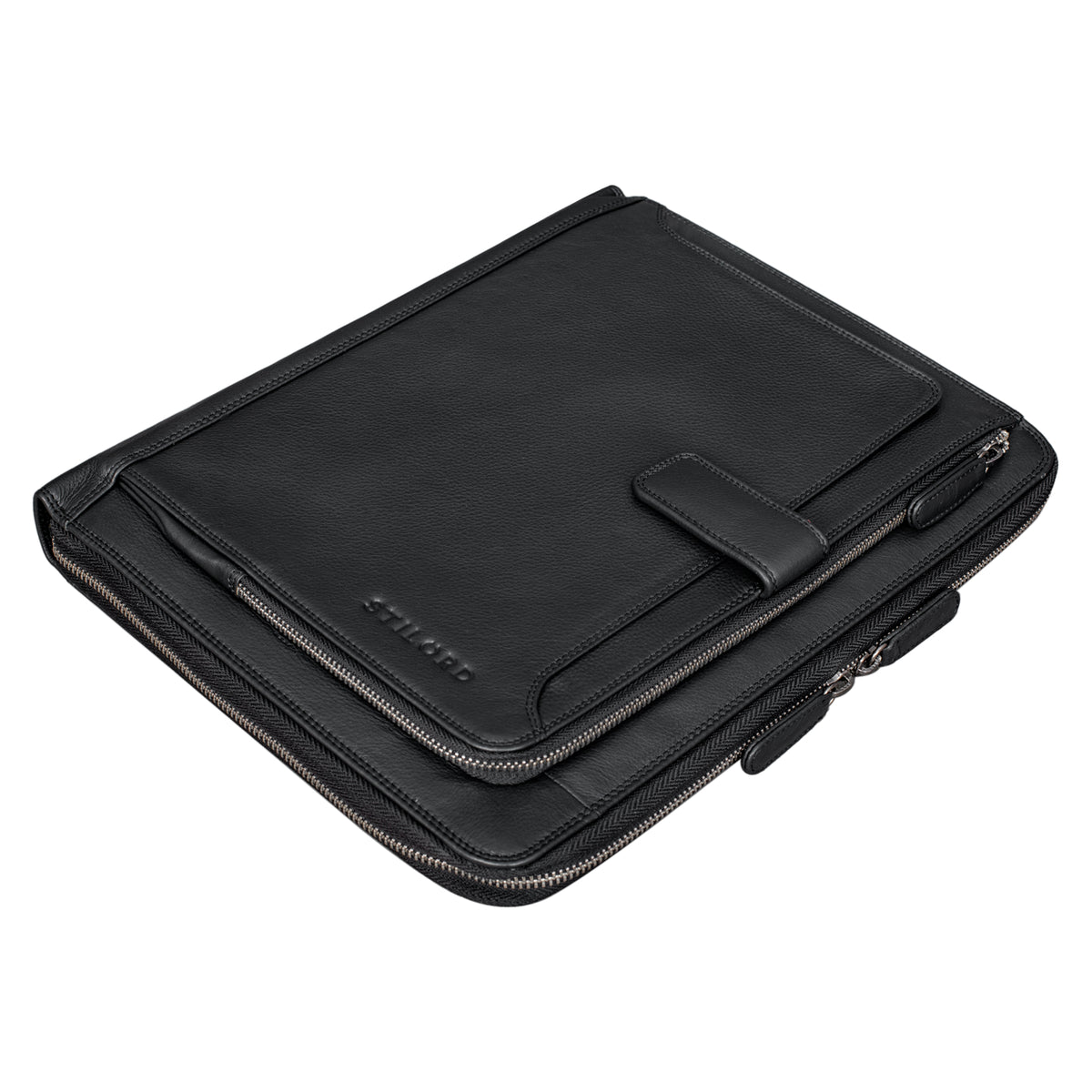 Arbeitsmappe Leder schwarz