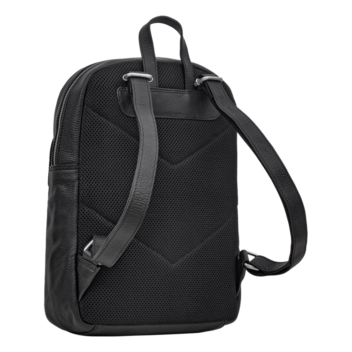 Leder Businessrucksack schwarz Herren