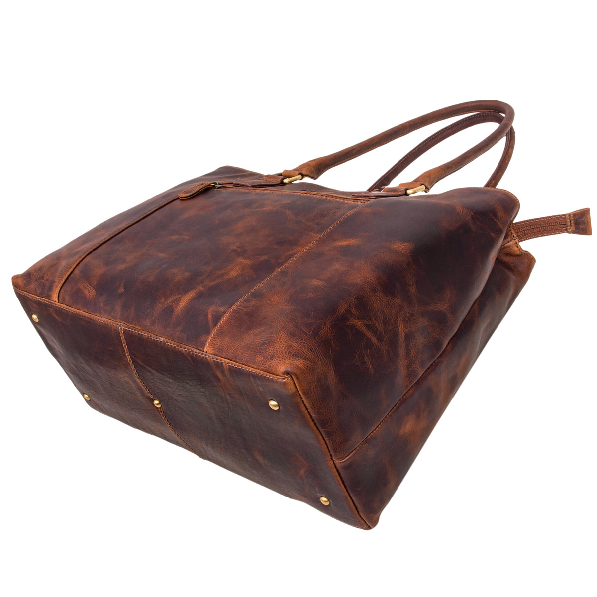 braune Arbeitstasche Leder