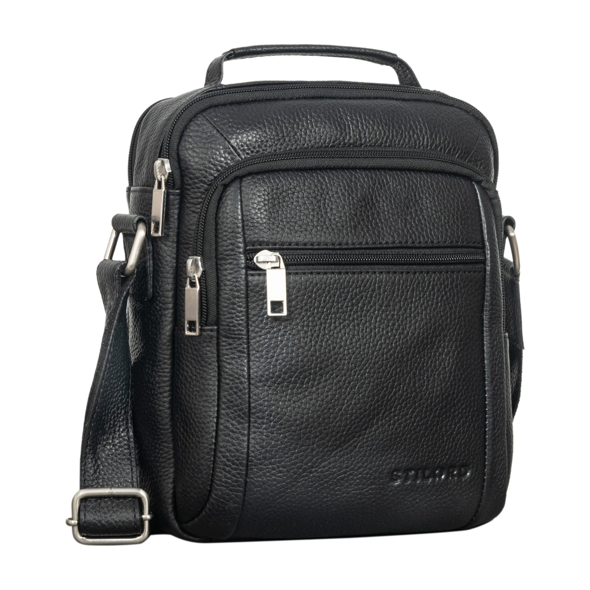 Kleine Umhängetasche Herren Handtasche Leder