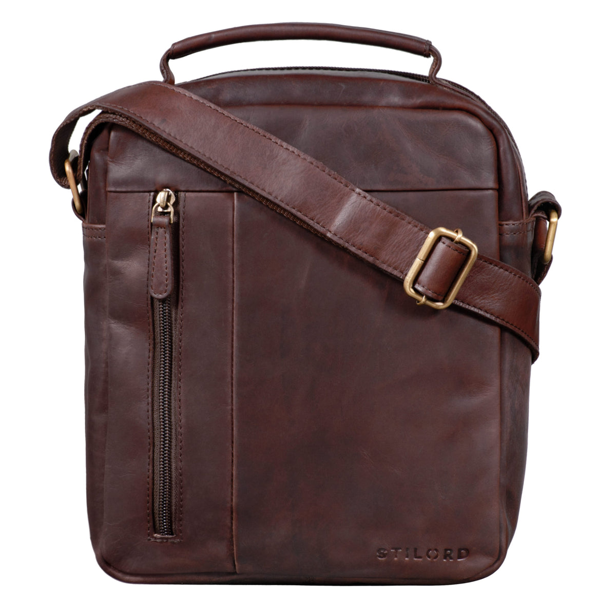 Leder Umhängetasche Vintage klein