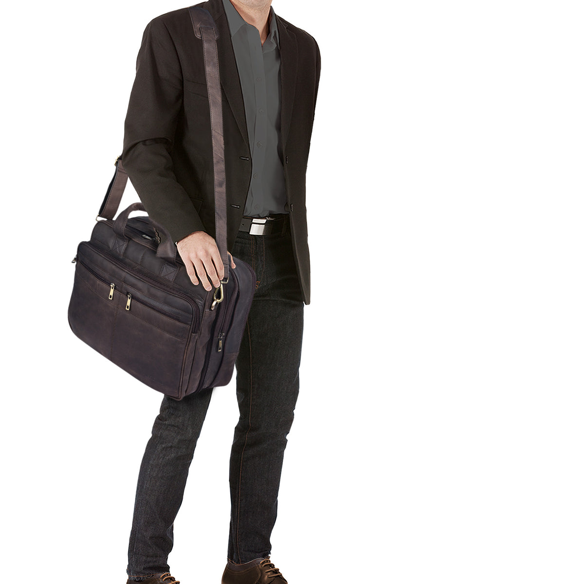 Ledertasche Umhängen Leder groß