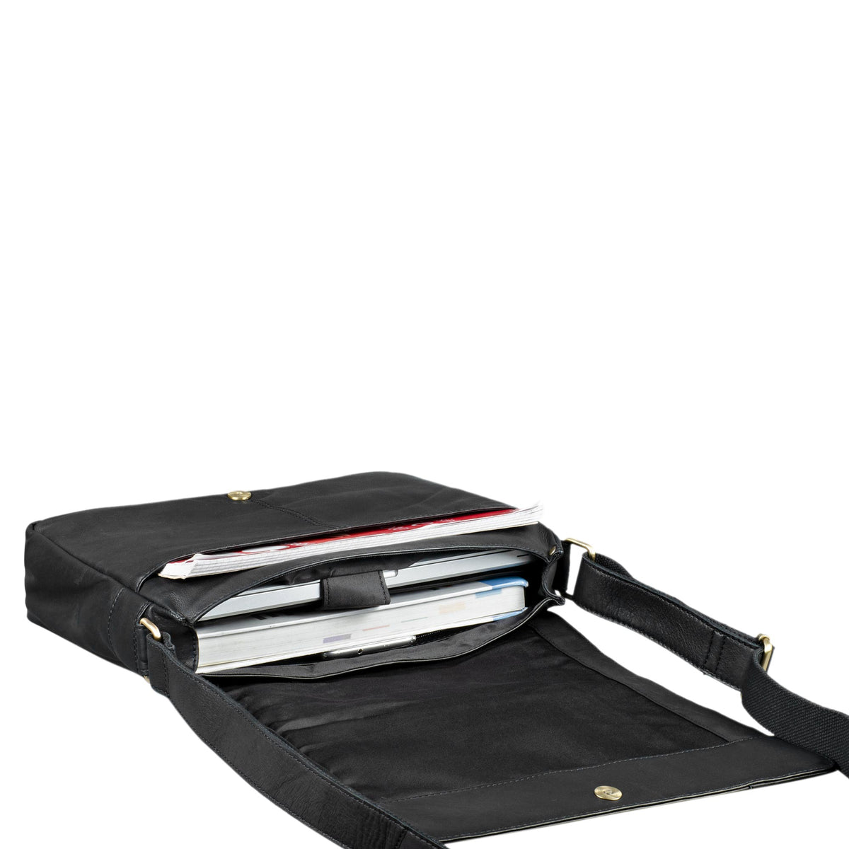 schultertasche für herren leder