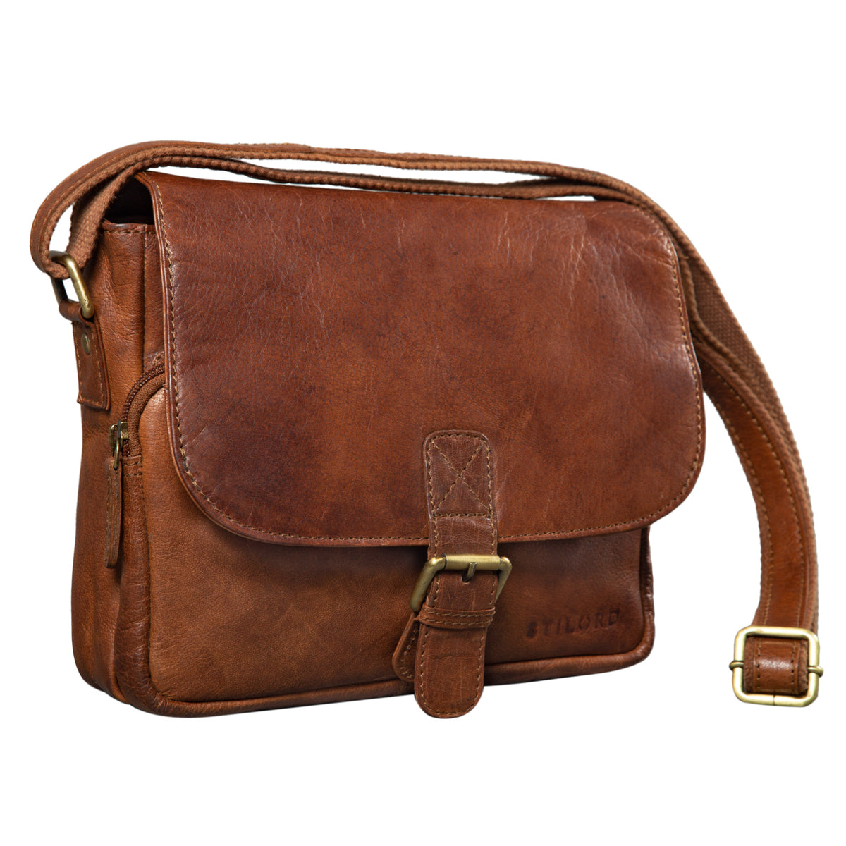 Kleine Schultertasche Leder