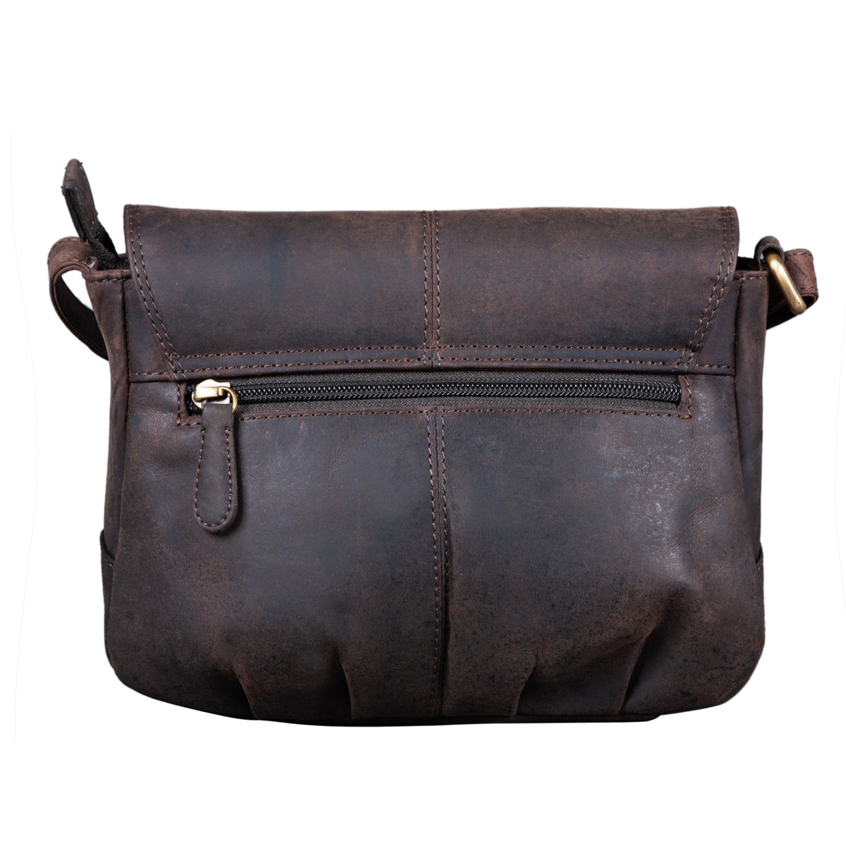 Elegante Handtasche Leder Braun