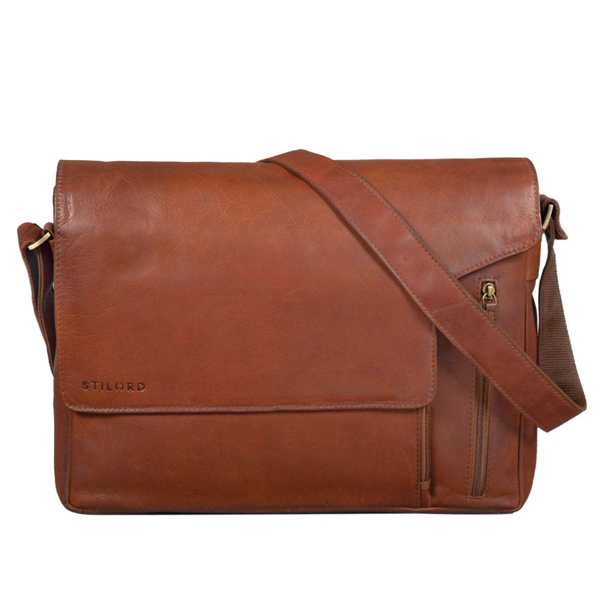 Leder Messenger Bag Laptoptasche Retro