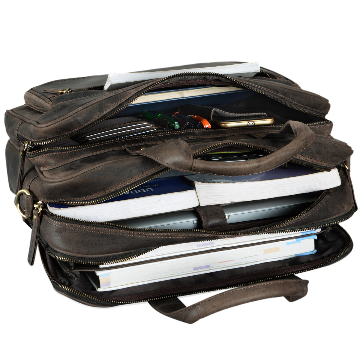 Laptotpasche Leder Business Herren Damen