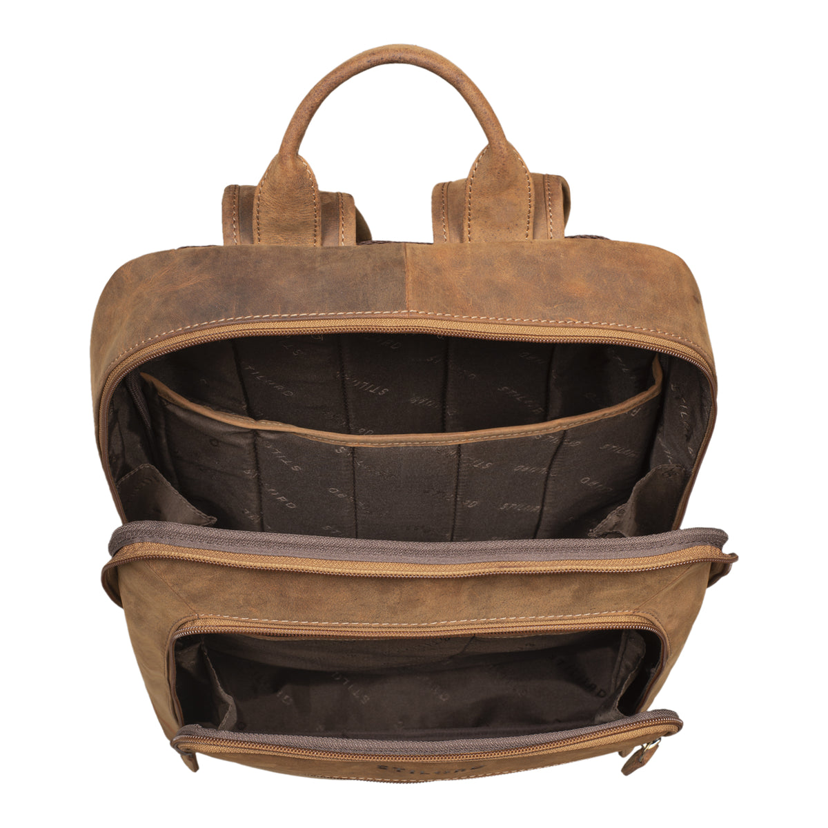 Rucksack Vintage Leder groß