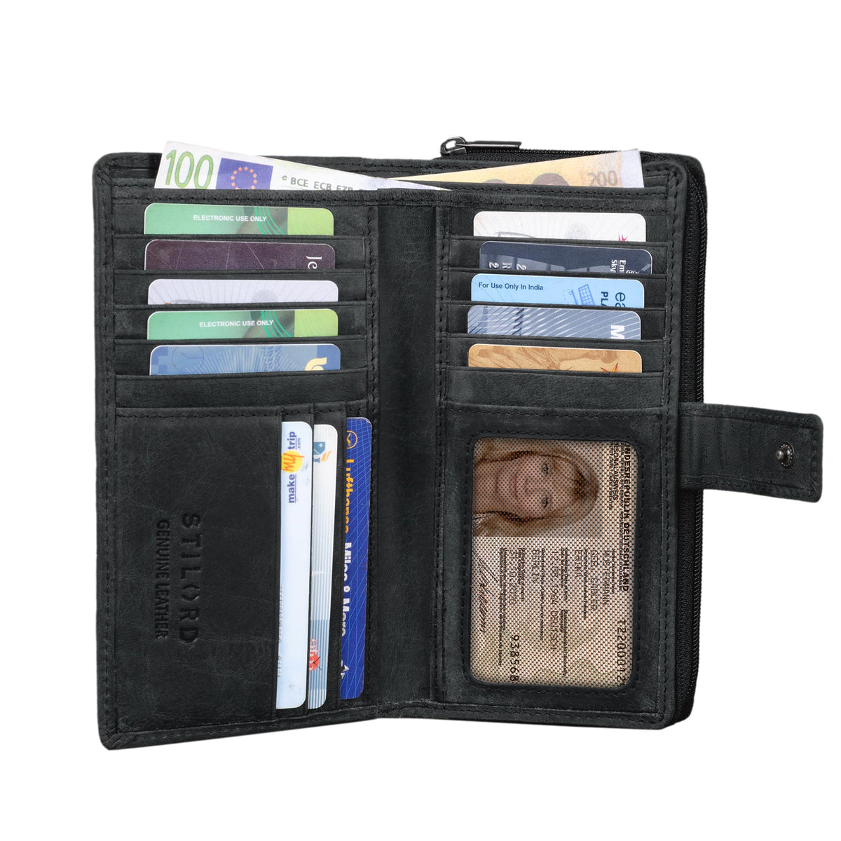 Vintage Portemonnaie Leder