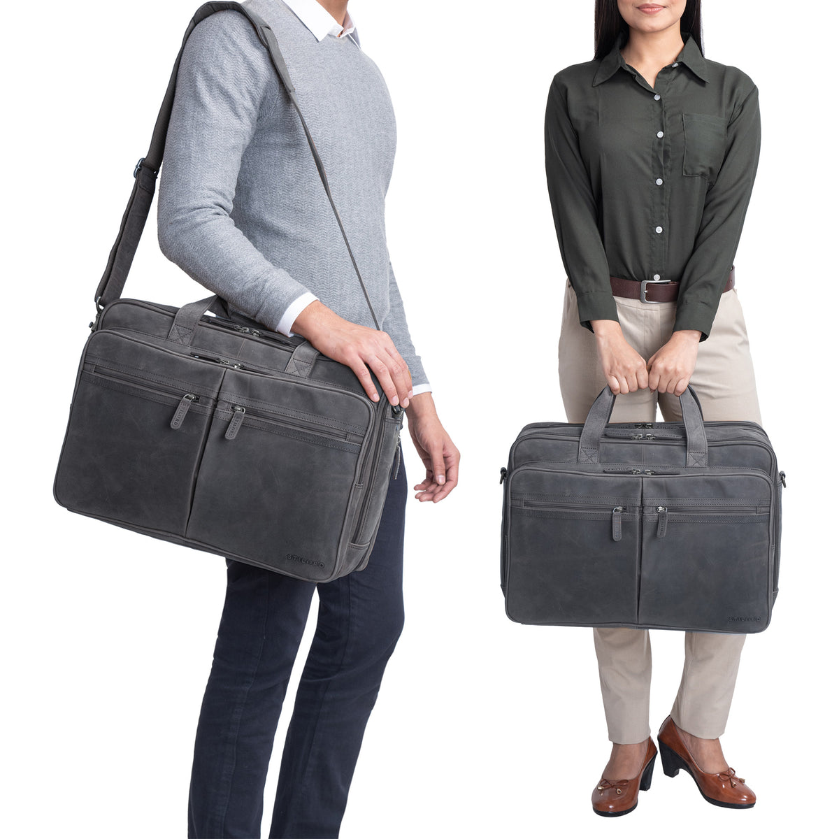 Laptoptasche XL Leder