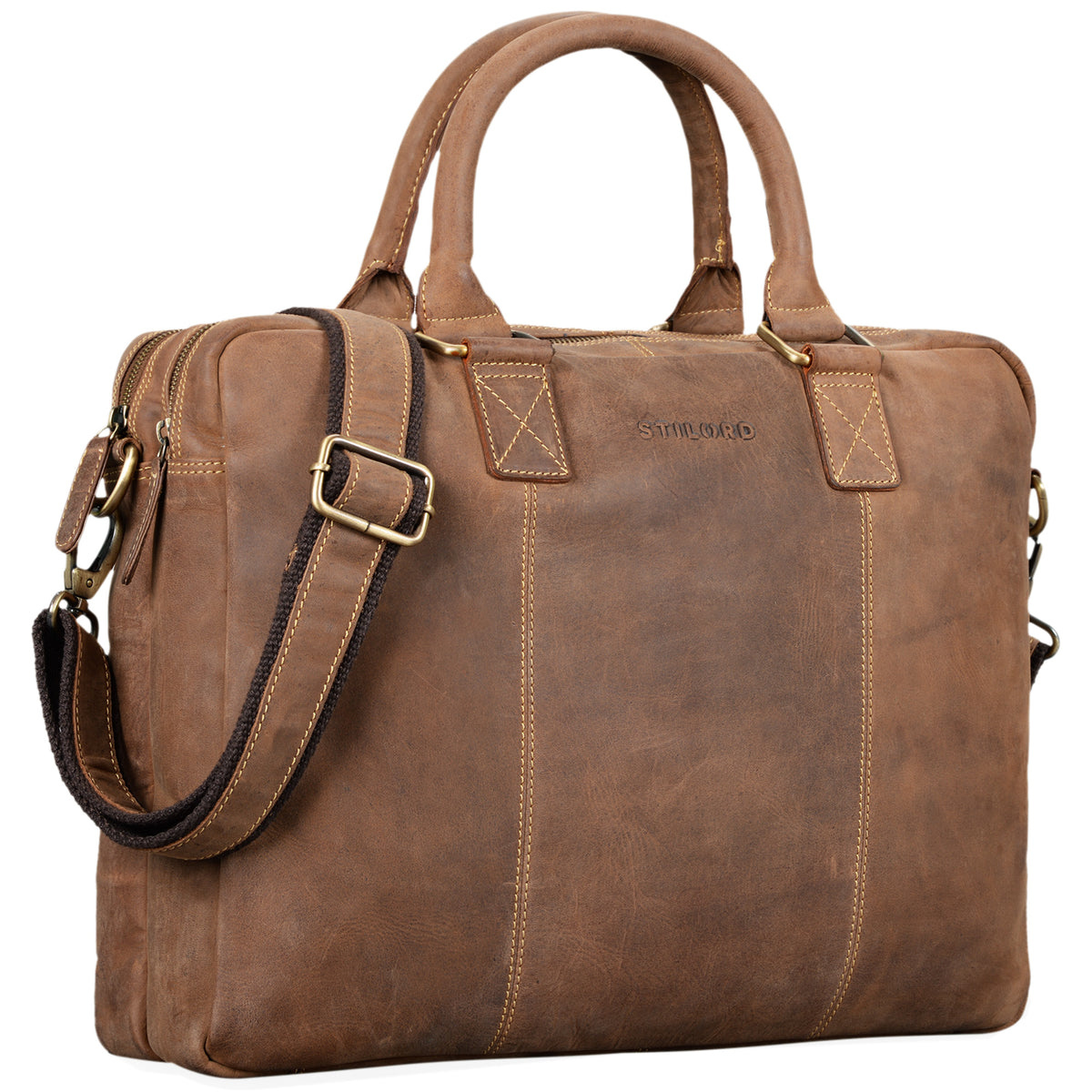 Business Ledertasche Vintage Design