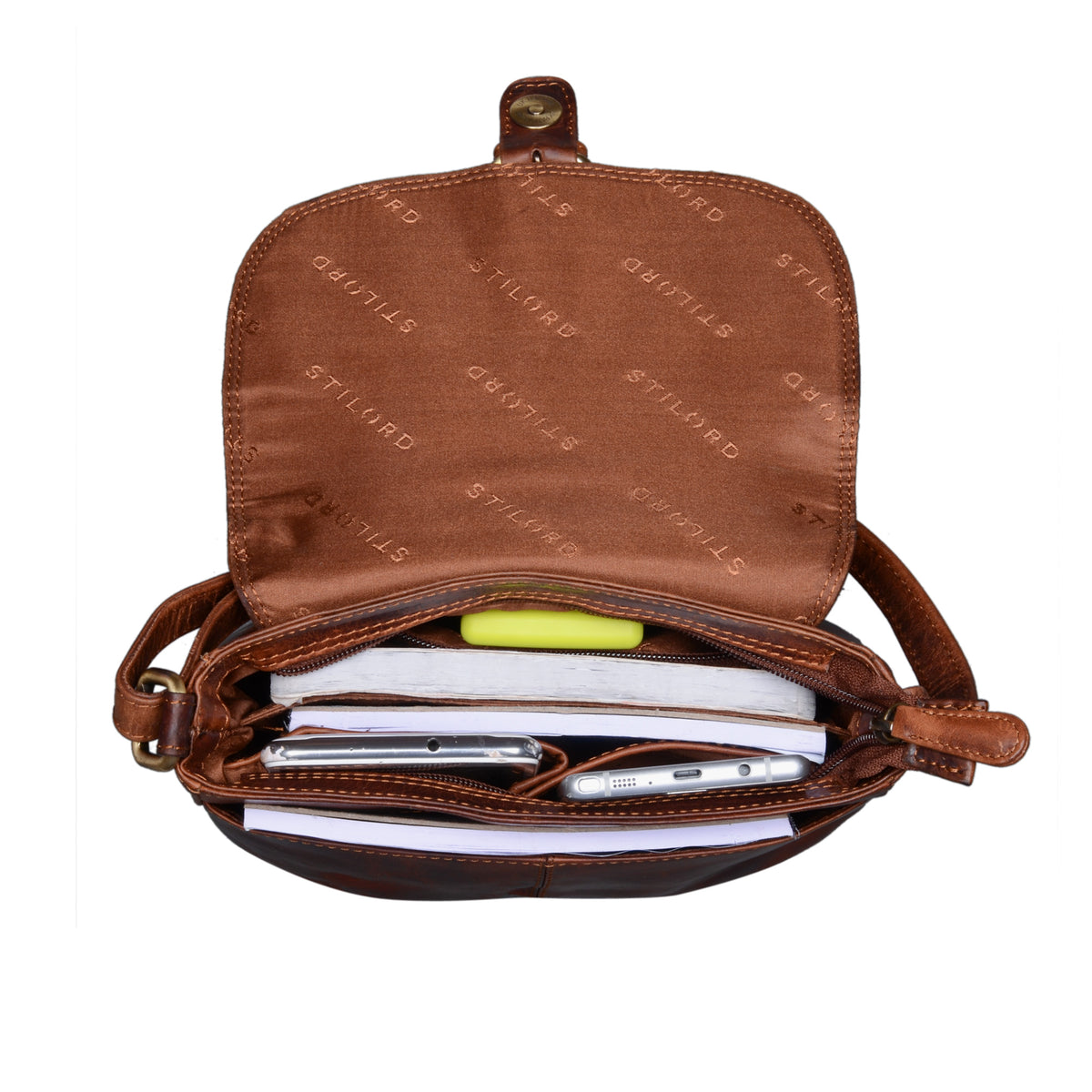 Schultertasche Elegant Braun Damen