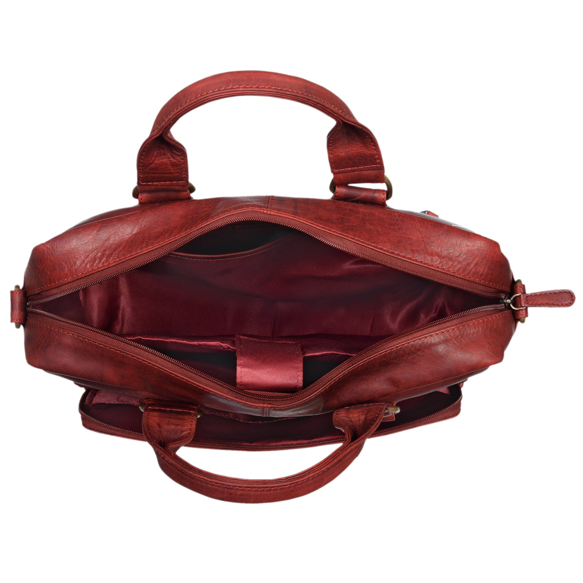 Große Ledertasche für Männer Vintage