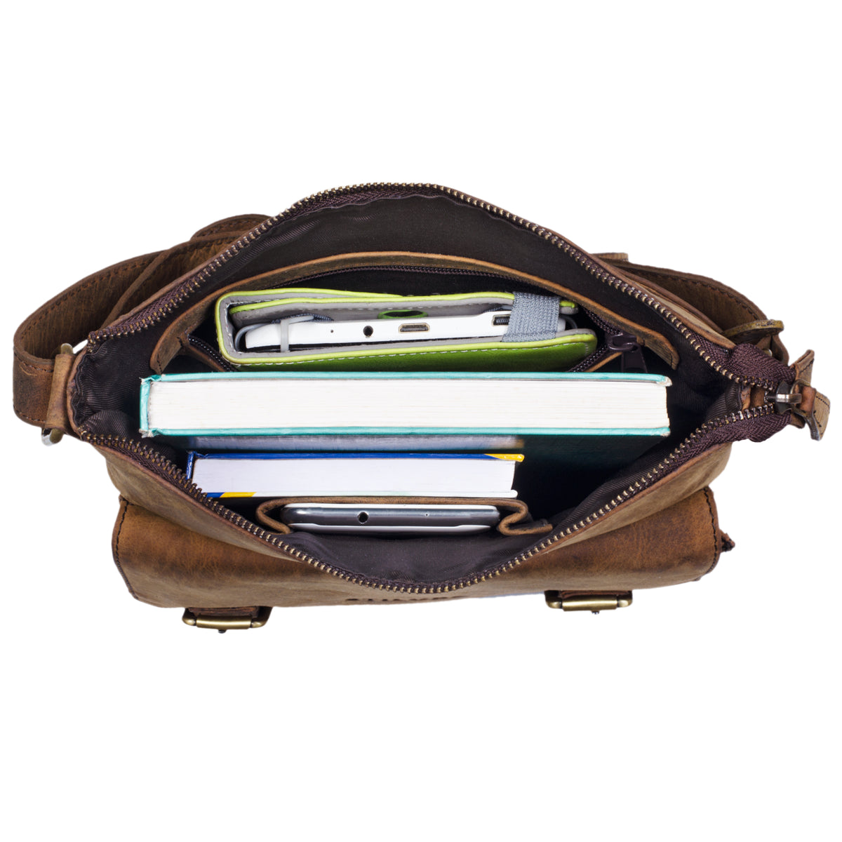 Ledertasche Umhängetasche Herren klein