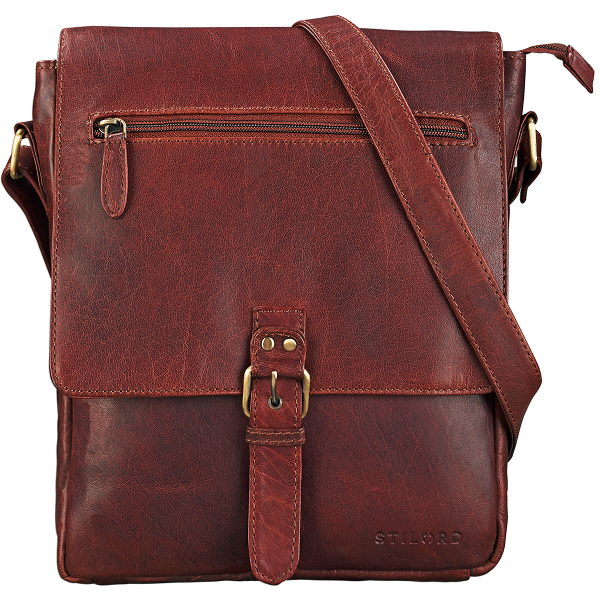 Leder Messenger Bag Herren