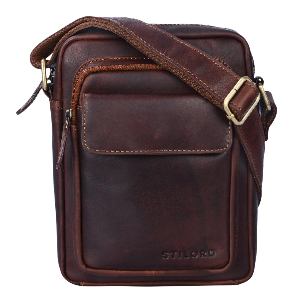 Leder Messengertasche Herren klein