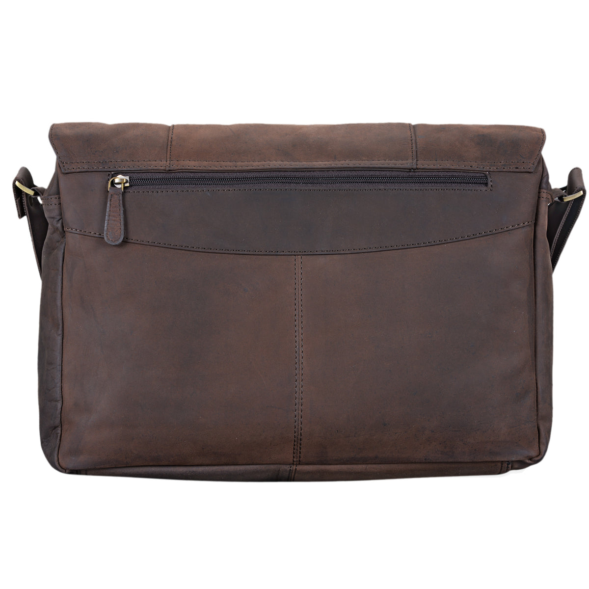 Messenger Bag Leder dunkelbraun