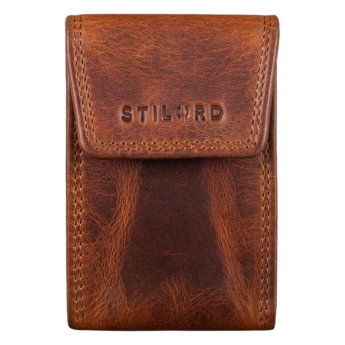 Leder Schlüssel Etui braun